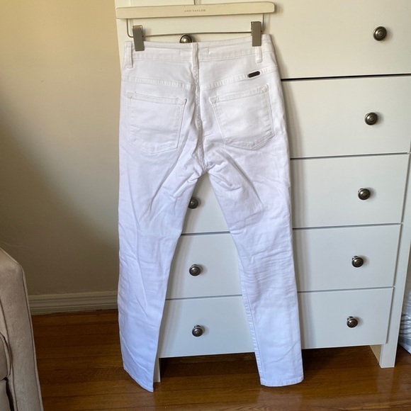 KanCan White Skinny Ripped Jeans, size 26 - Picture 2 of 5